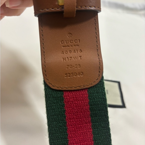 Gucci Double GG buckle Web Belt - Picture 4 of 6